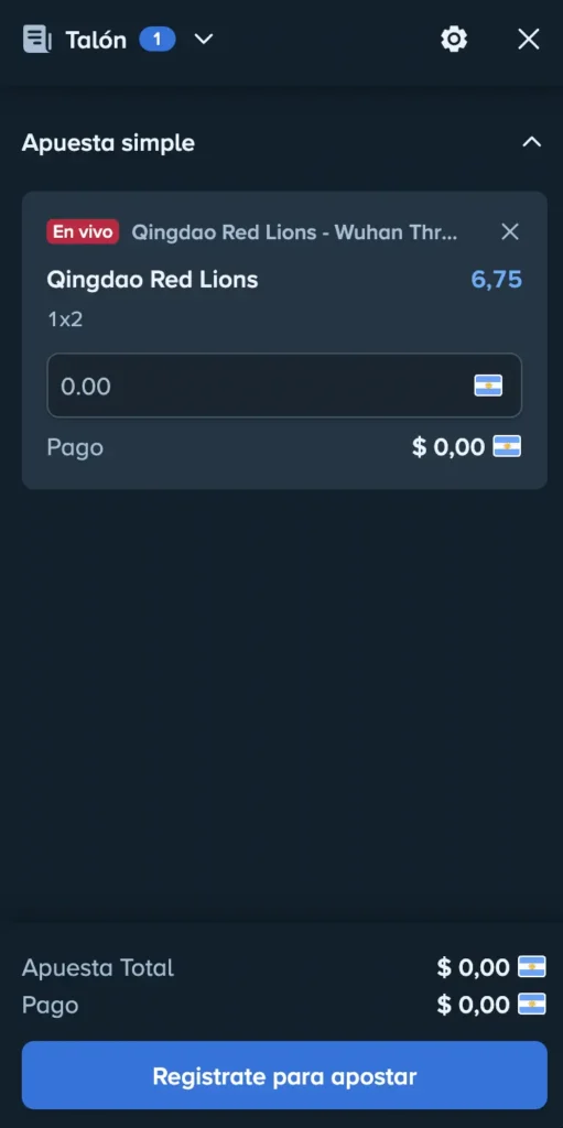 Pasos para apostar en Stake.