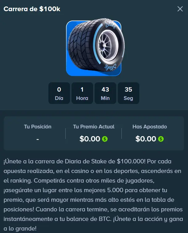 Carrera con Premios